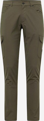 Hackett London - Slimfit Pantalón cargo en verde: frente