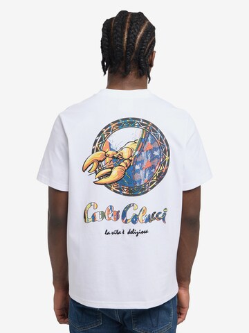 T-Shirt ' di Cosimo ' Carlo Colucci en blanc
