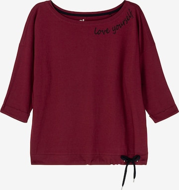 SHEEGO Oversized Shirt in Red: front