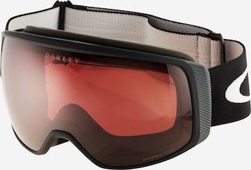 melns OAKLEY Sporta saulesbrilles 'FLIGHT TRACKER': no priekšpuses