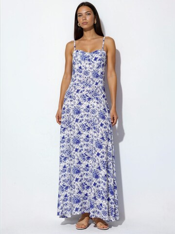 Hiccup - Vestido em azul: frente