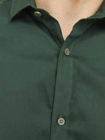 JACK & JONES Slim fit Overhemd in Groen