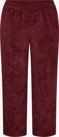 Wasabi Concept Normální Kalhoty 'NADIN' – červená: přední strana