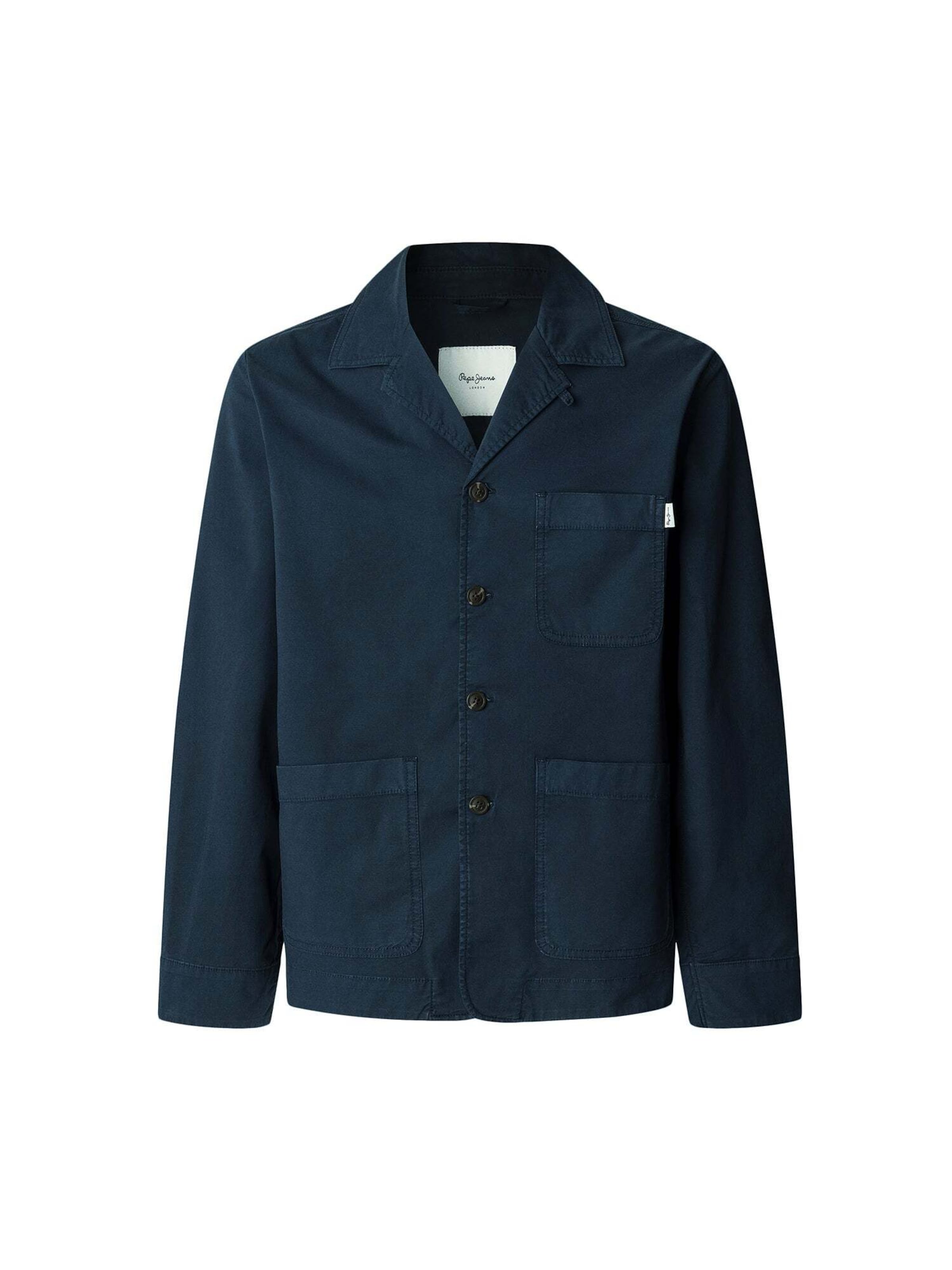 Pepe Jeans Between-Season Jacket 'Cameron' in Blue: front