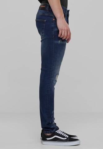 2Y Premium Skinny Jeans in Blauw