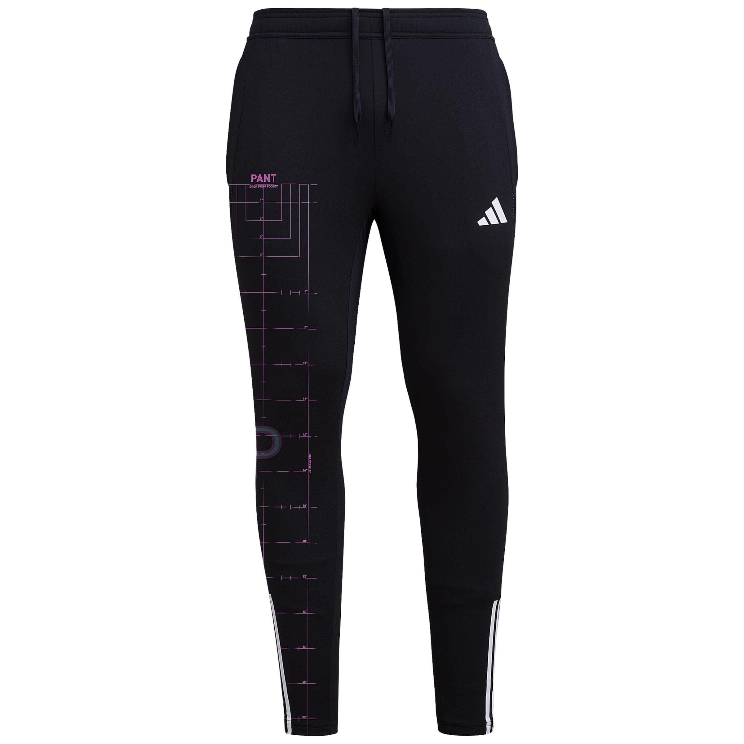 ADIDAS PERFORMANCE - Slimfit Pantalón deportivo 'Tiro 23' en negro: frente