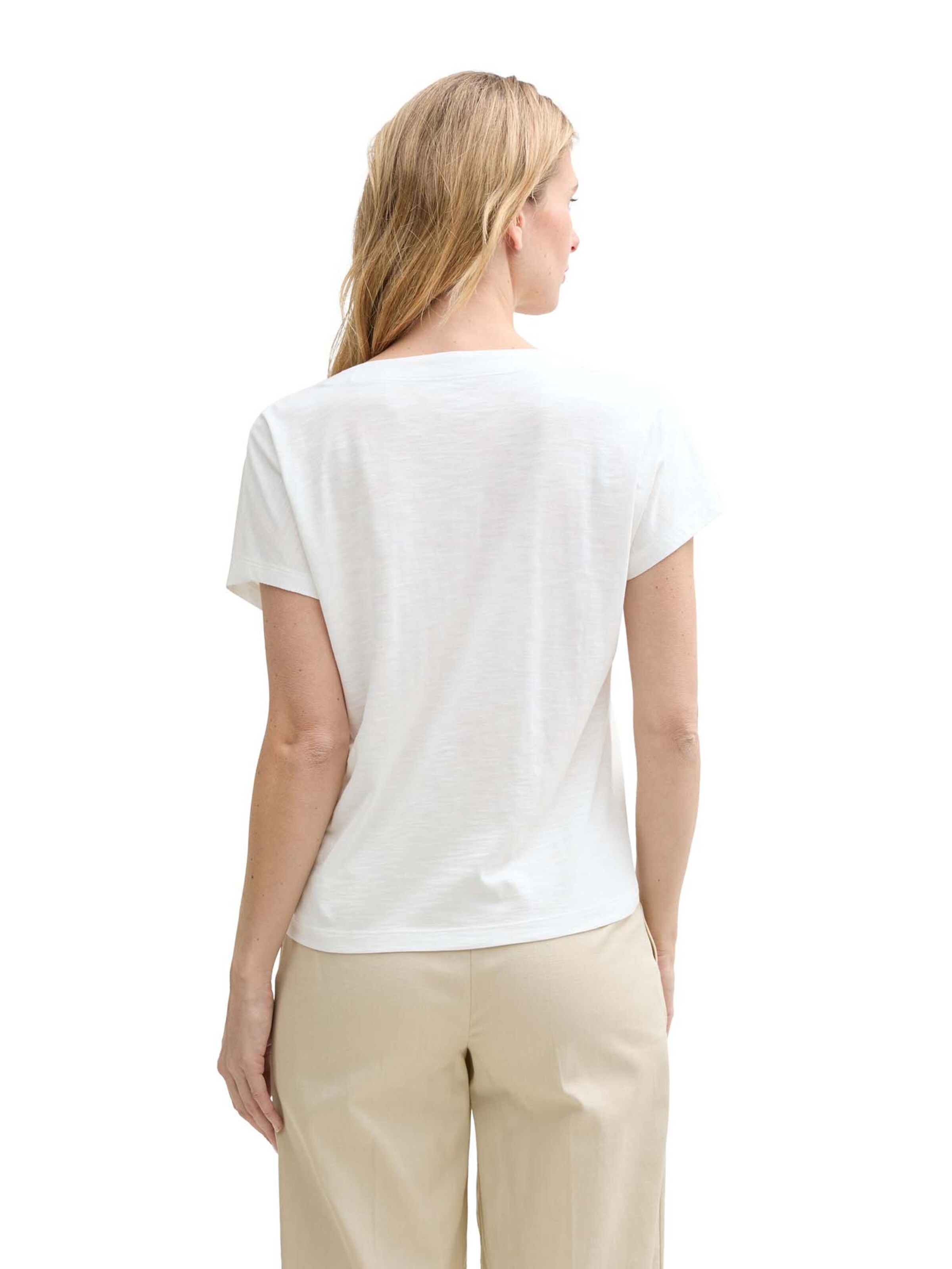 TOM TAILOR Shirt in White