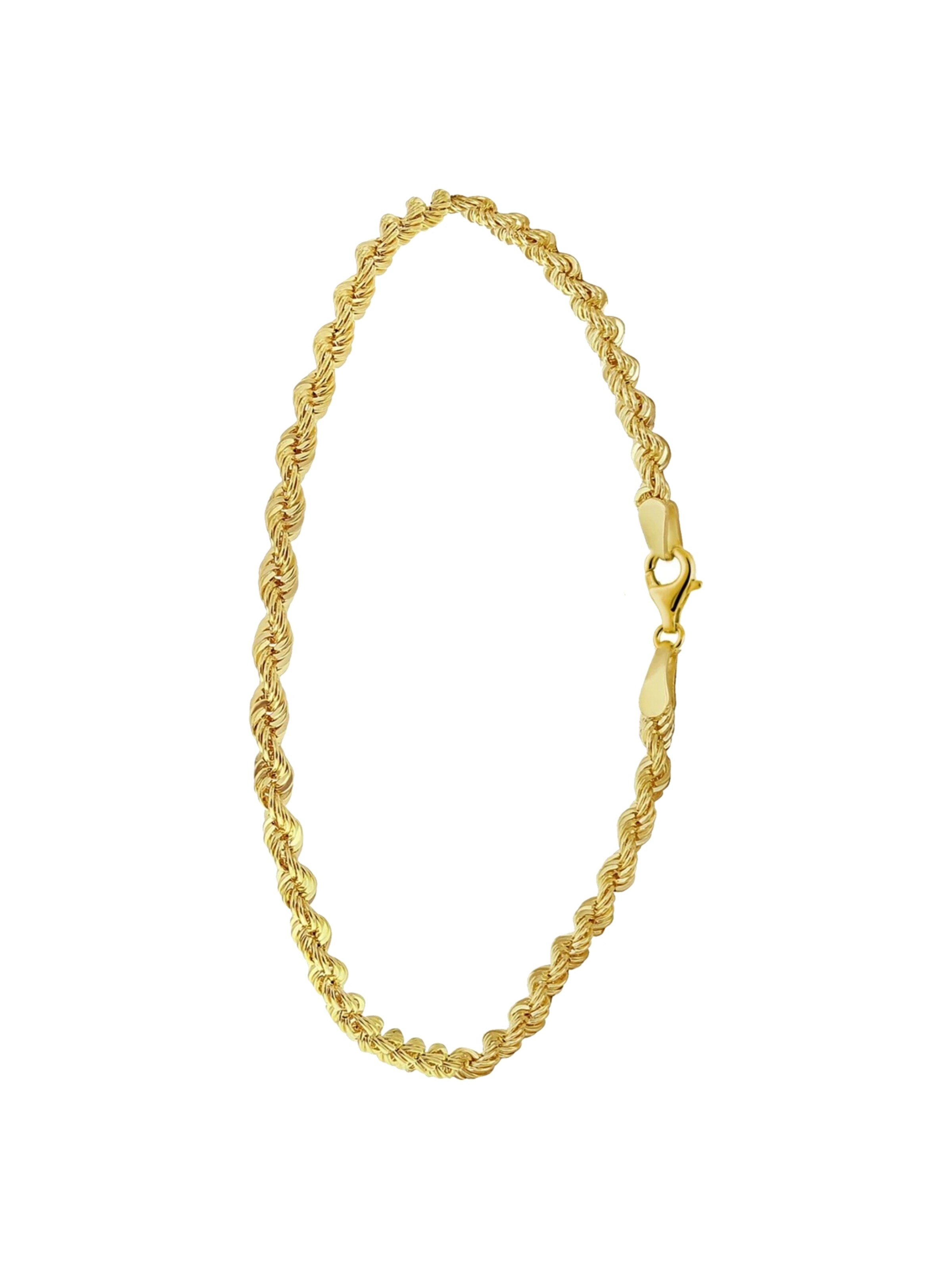 Lucardi Bracelet 'Klassisch' in Gold: front