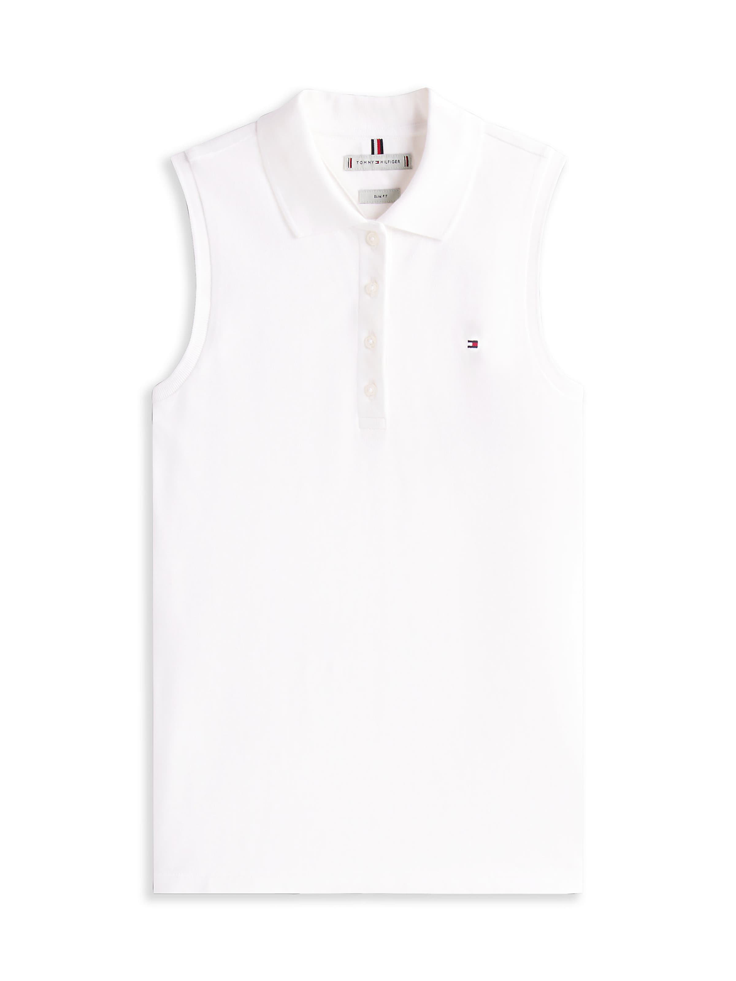 TOMMY HILFIGER Poloshirt in navy / rot / weiß, Produktansicht