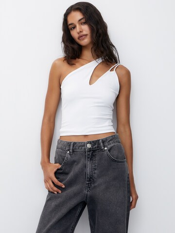 Pull&Bear Top in White: front