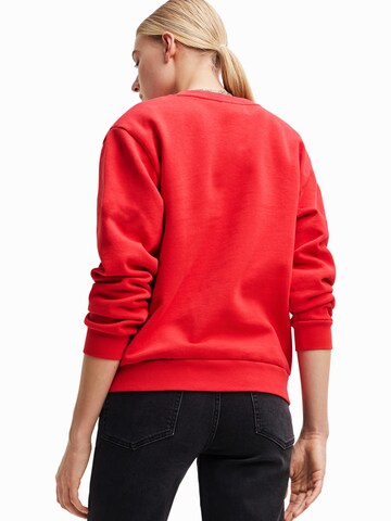 Desigual - Sudadera en rojo