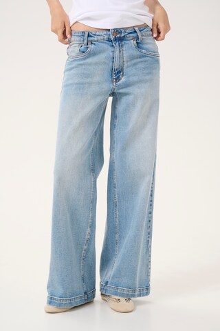 My Essential Wardrobe Wide leg Jeans 'Dango' in Blauw: voorkant