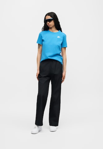 Nike Sportswear Majica 'CLUB' | modra barva