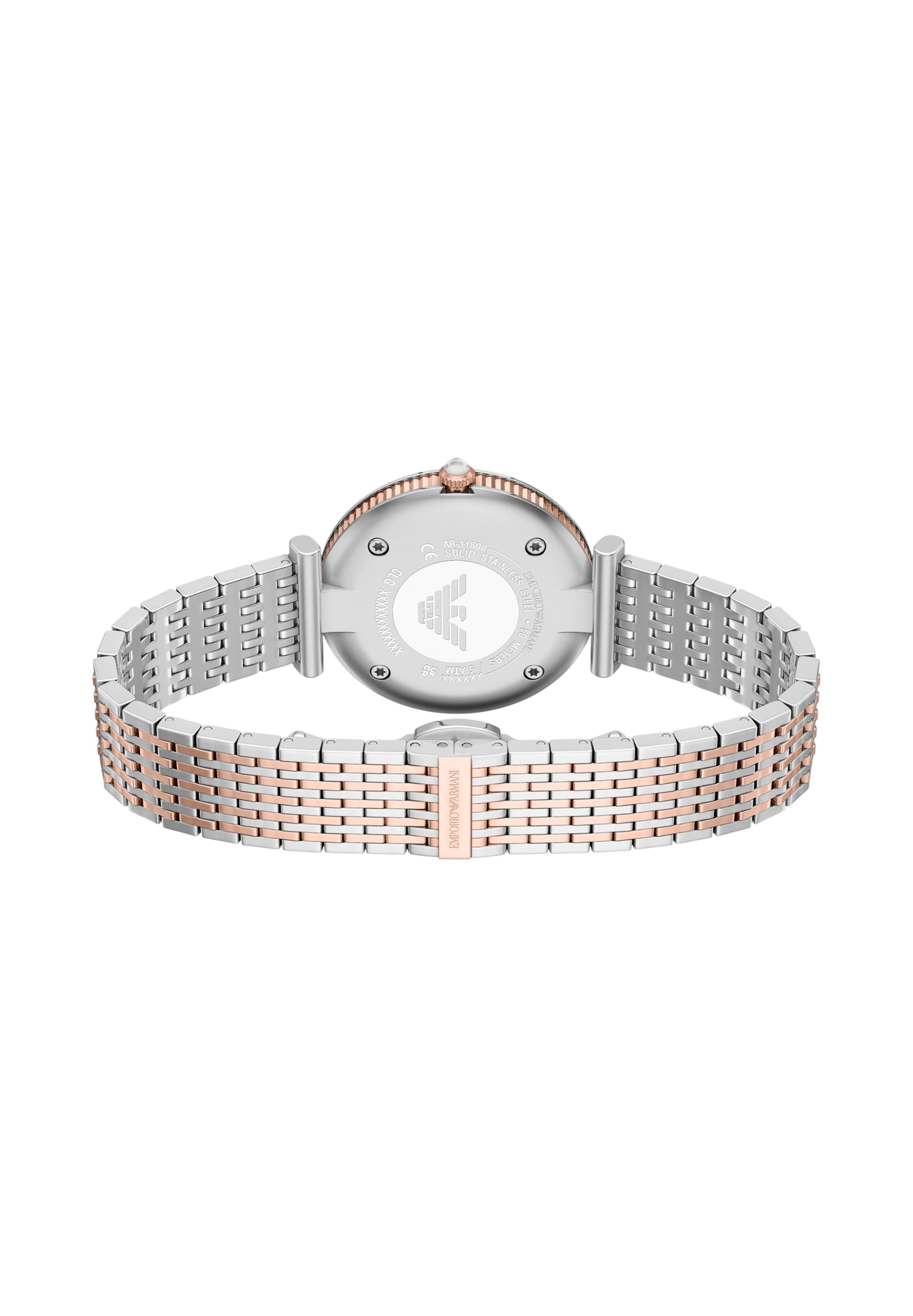 Emporio Armani Analoog horloge 'ARCHELIA' in Zilver