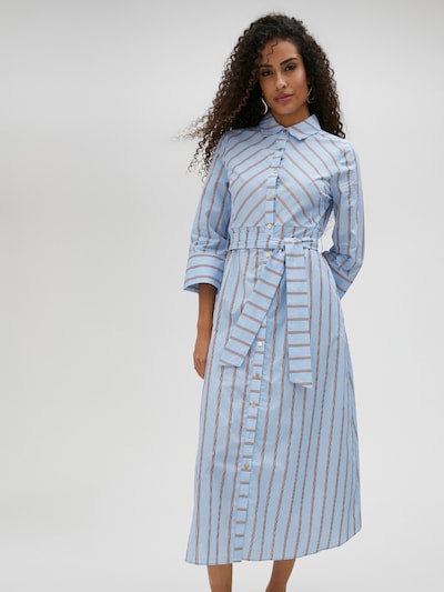 Abito camicia Lola Casademunt di colore blu, Visualizzazione prodotti