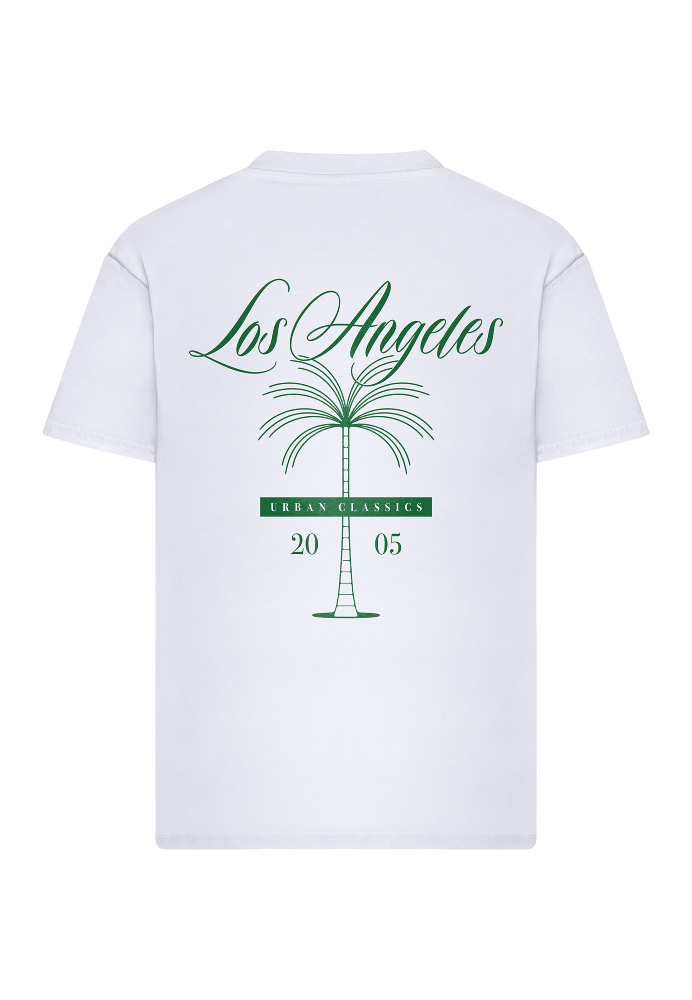 Maglietta 'Palm' di Urban Classics in bianco