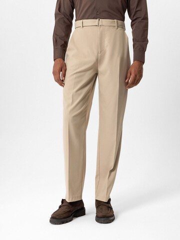 regular Pantaloni con piega frontale 'Johan' di Antioch in beige: frontale