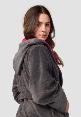 CHIEMSEE Bathrobe short 'Nazare' in Grey