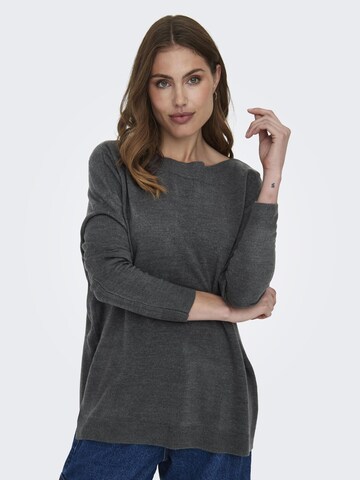Pull-over ONLY en gris : devant