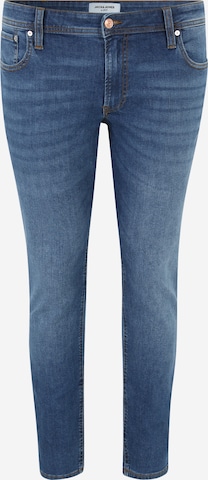 Jack & Jones Plus Slimfit Jeans 'ILIAM ORIGINAL' in Blau: predná strana