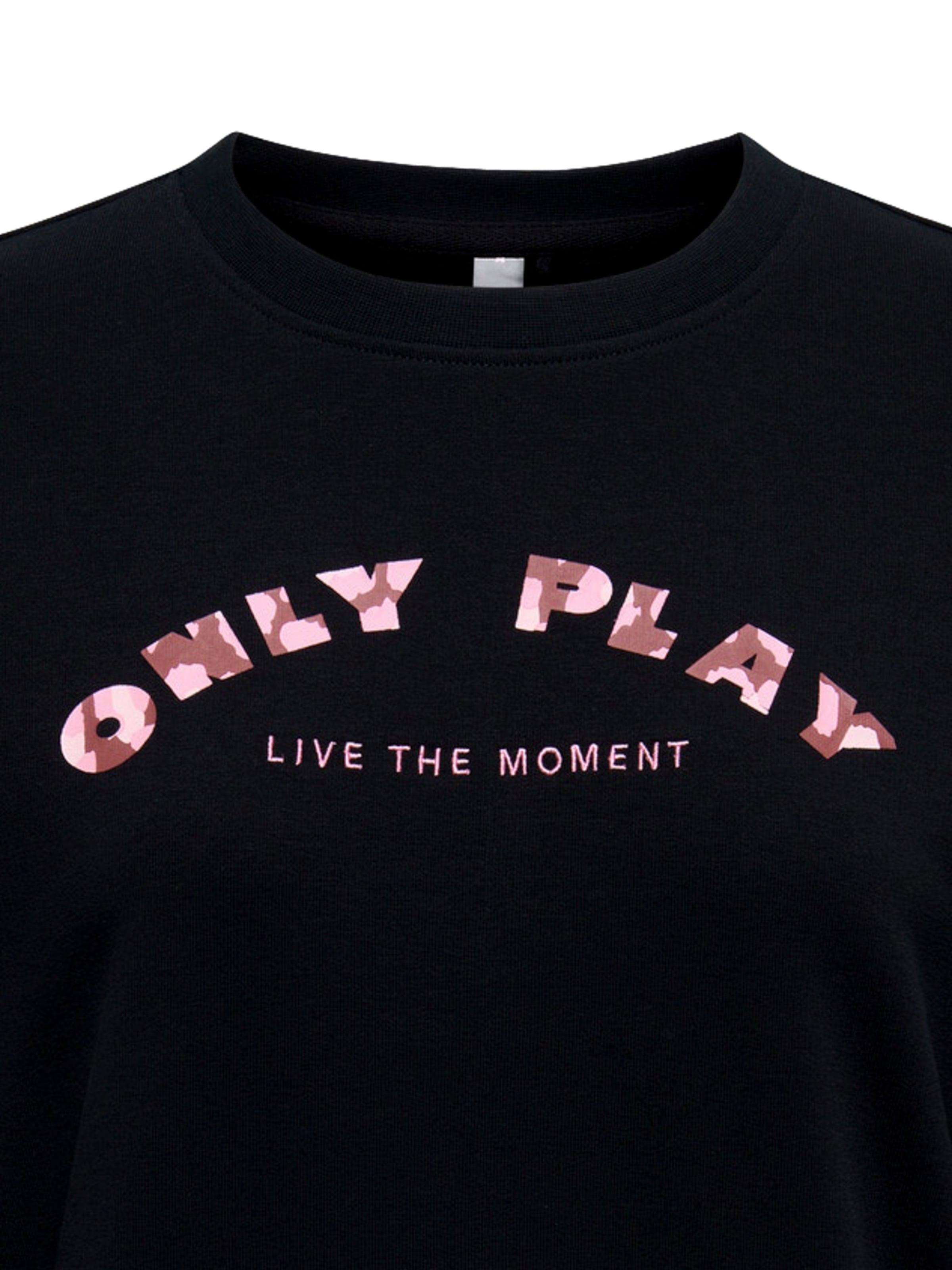ONLY PLAY Sweatshirt 'Confi Life' in Black