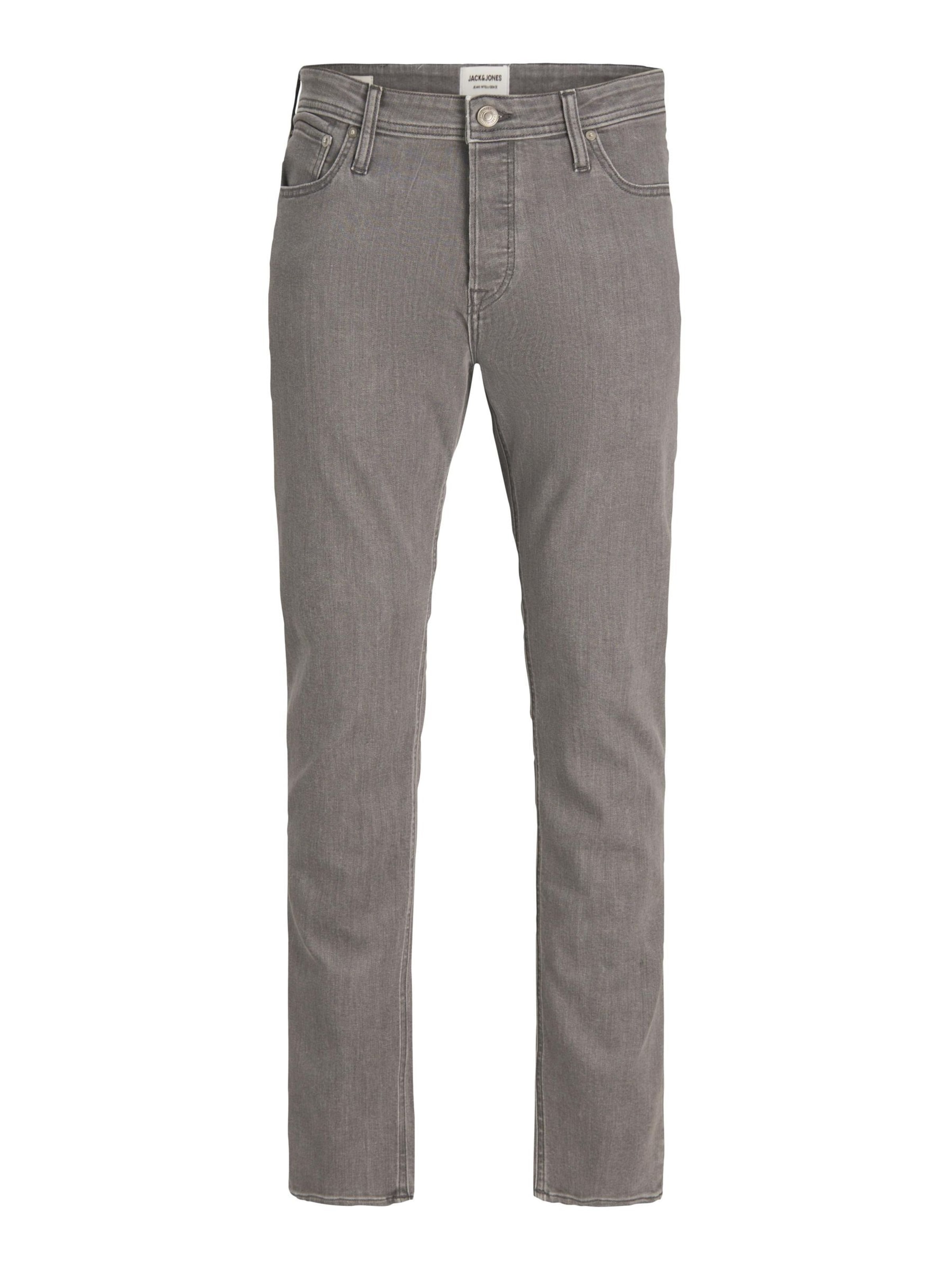 JACK & JONES Tapered Jeans i grå: forside