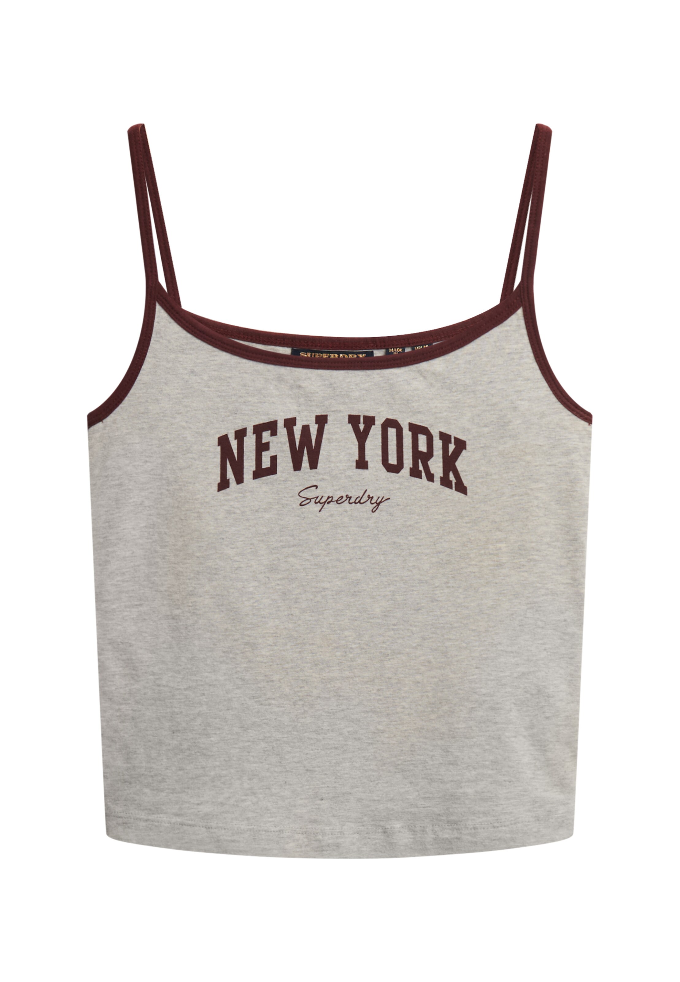 Haut 'Essentials' Superdry en gris : devant