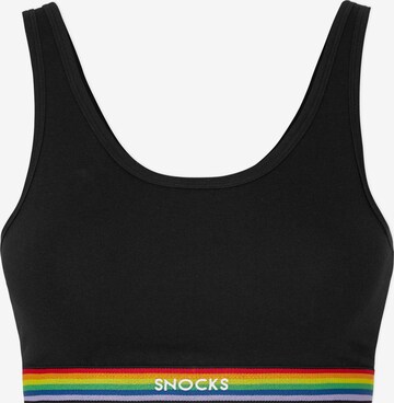 SNOCKS Bra in Black: front