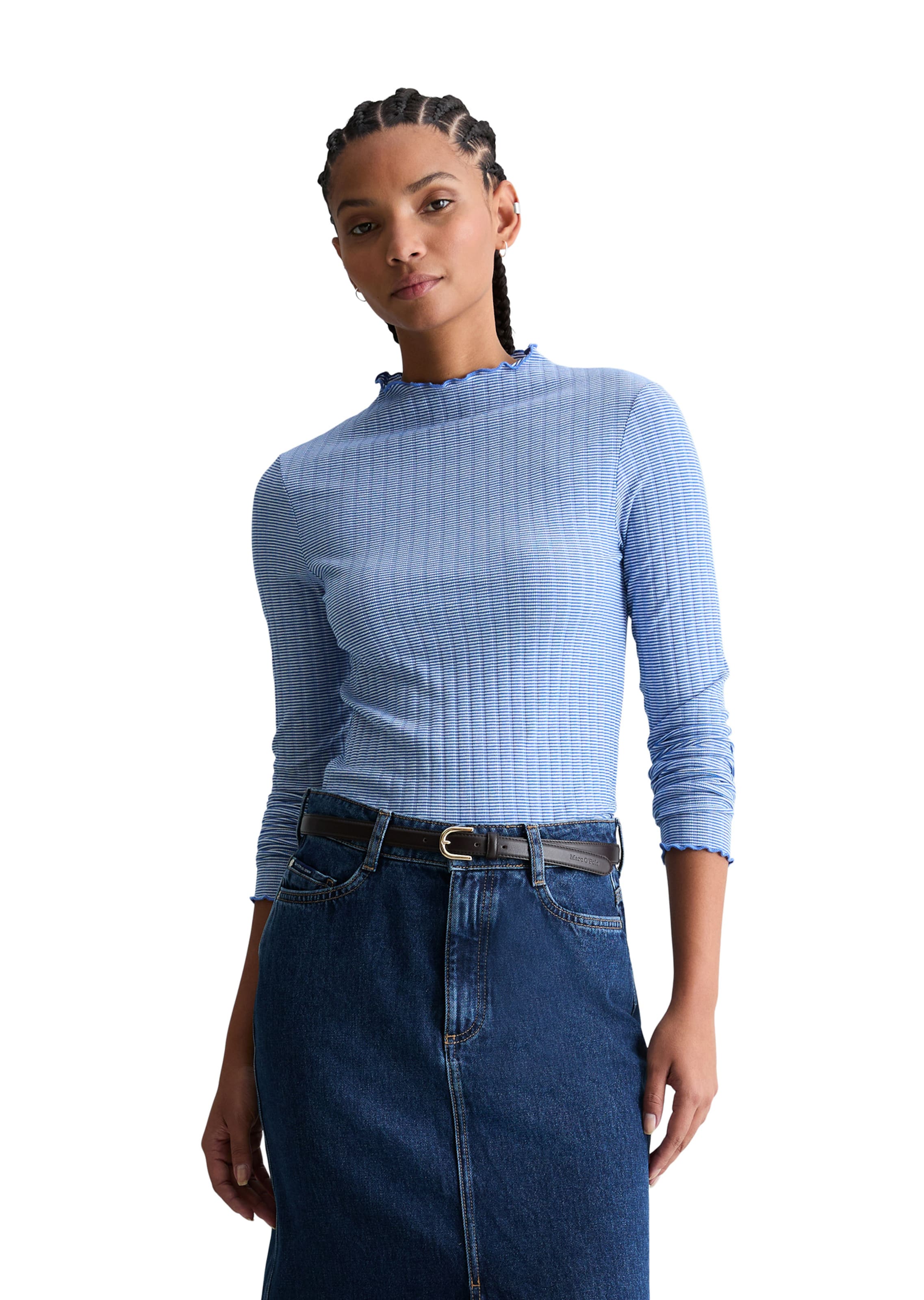 Marc O'Polo DENIM Shirt in Blau: Vorderseite