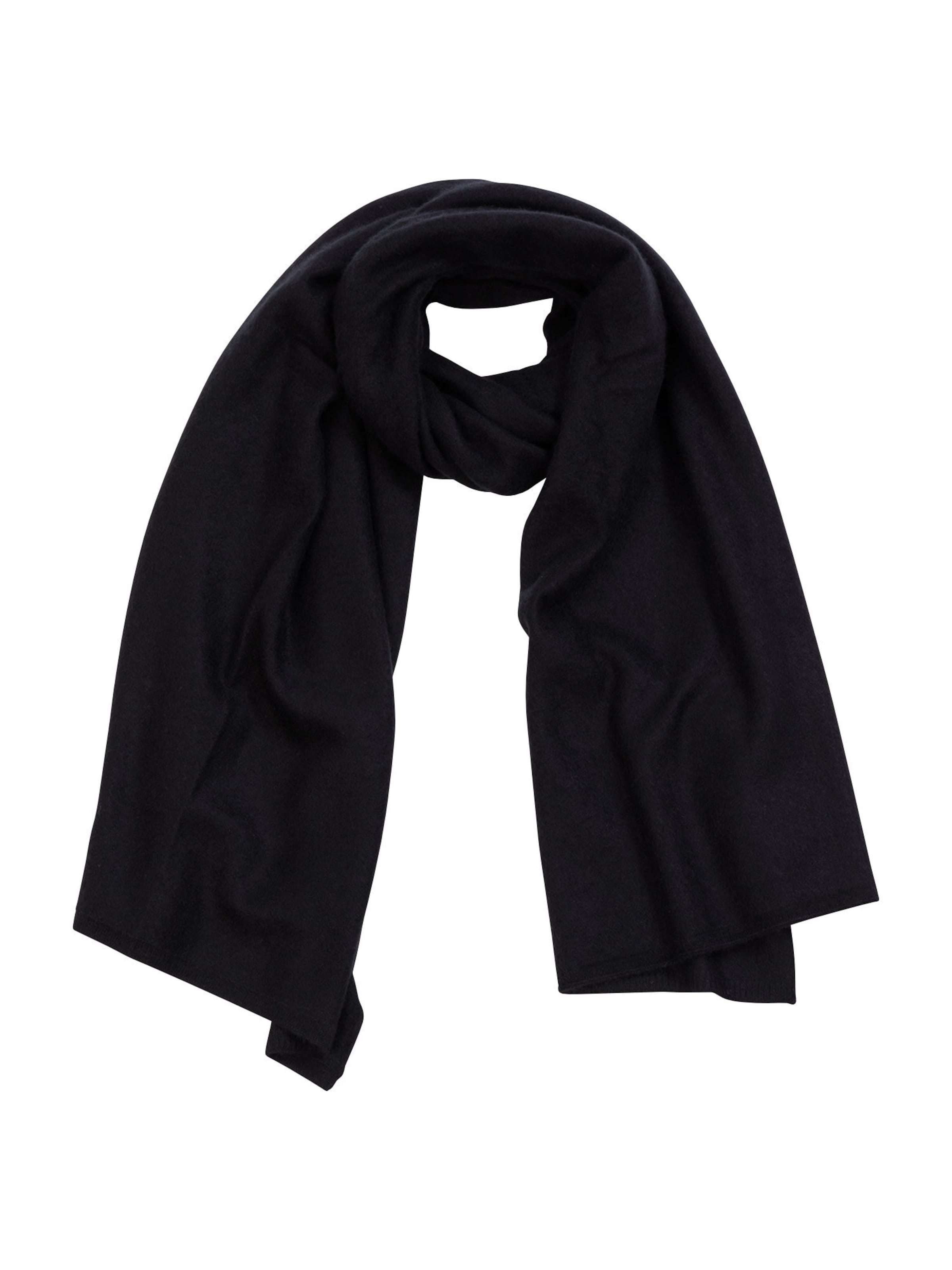 CASH-MERE.CH Scarf in Black: front