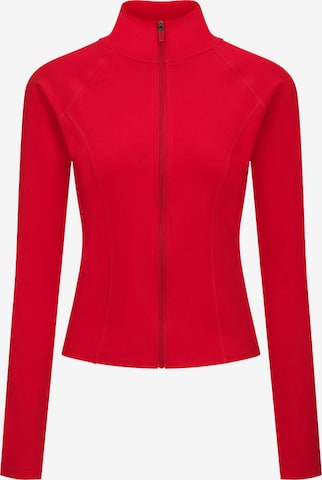 cfab (formerly creamy fabrics) Sweatvest in Rood: voorkant