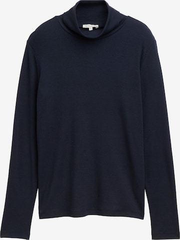 TOM TAILOR Shirt in Blue: front