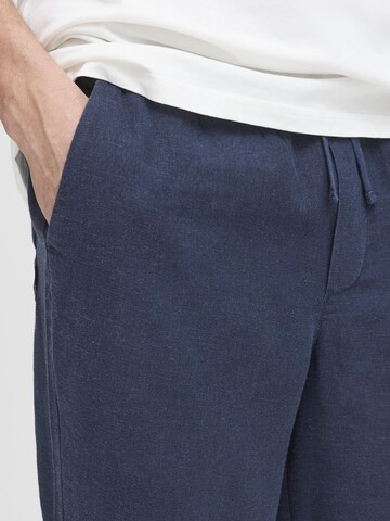 !Solid Loosefit Broek ' SDALANN ALLAN ELASTICATED ' in Blauw