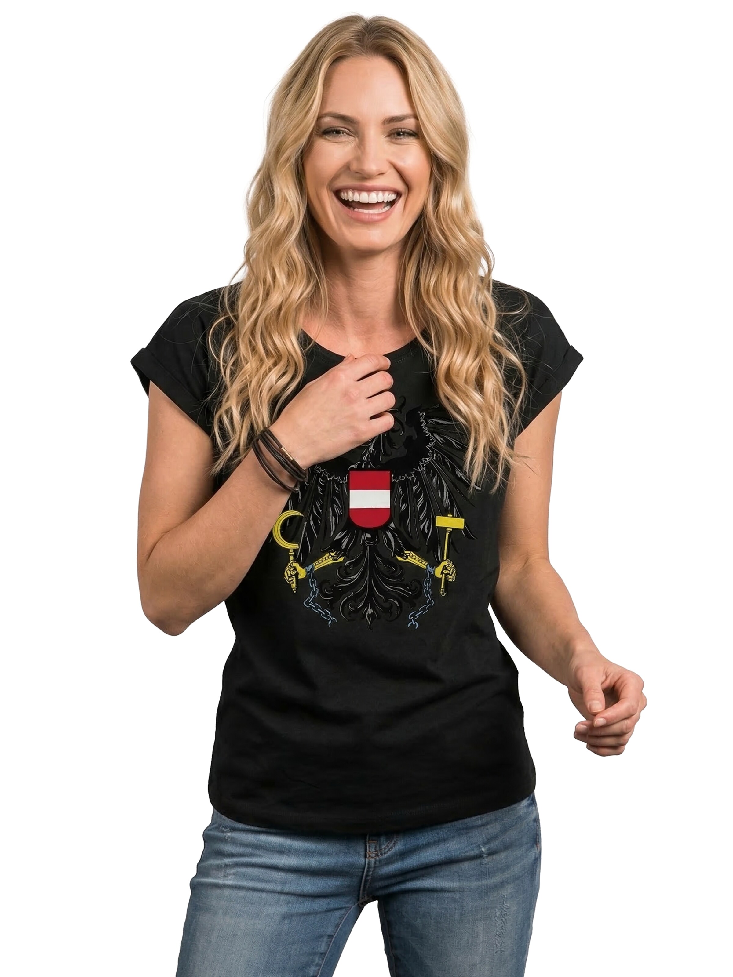 MAKAYA Shirt 'AT-Adler' in Black