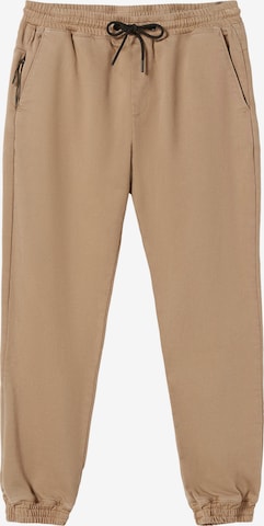 Loosefit Pantaloni di Bershka in beige: frontale