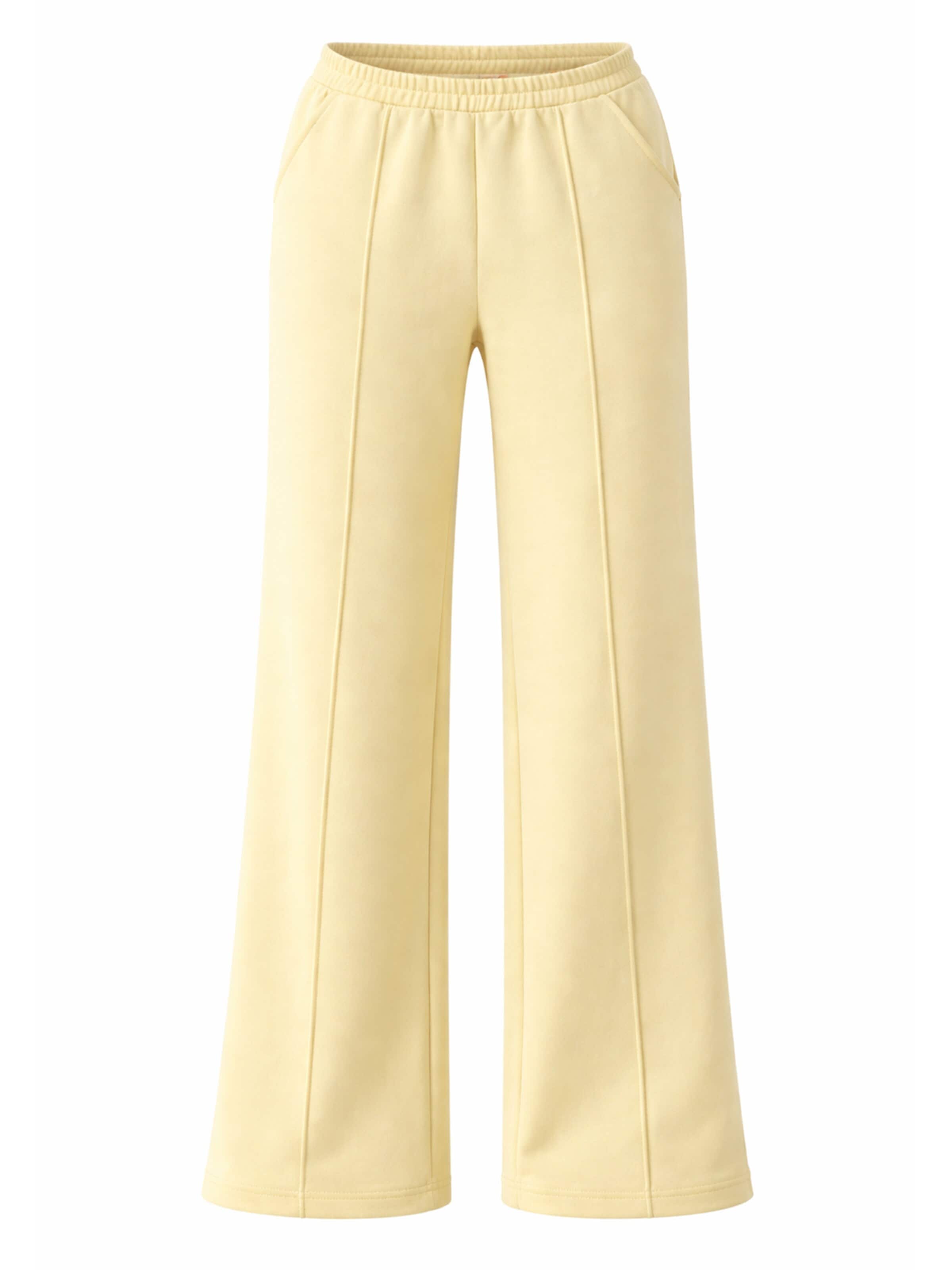 Vivisence Wide leg Sports trousers '9107' in Yellow: front
