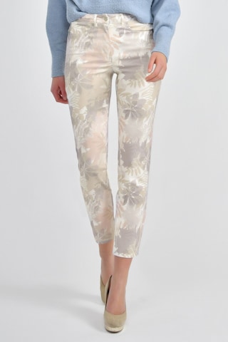 Coupe slim Pantalon Recover Pants en beige : devant