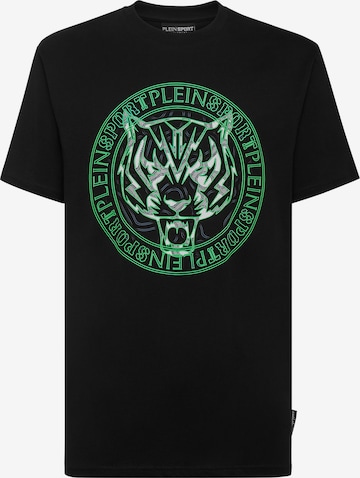 Maglietta 'Tiger' di Plein Sport in nero: frontale