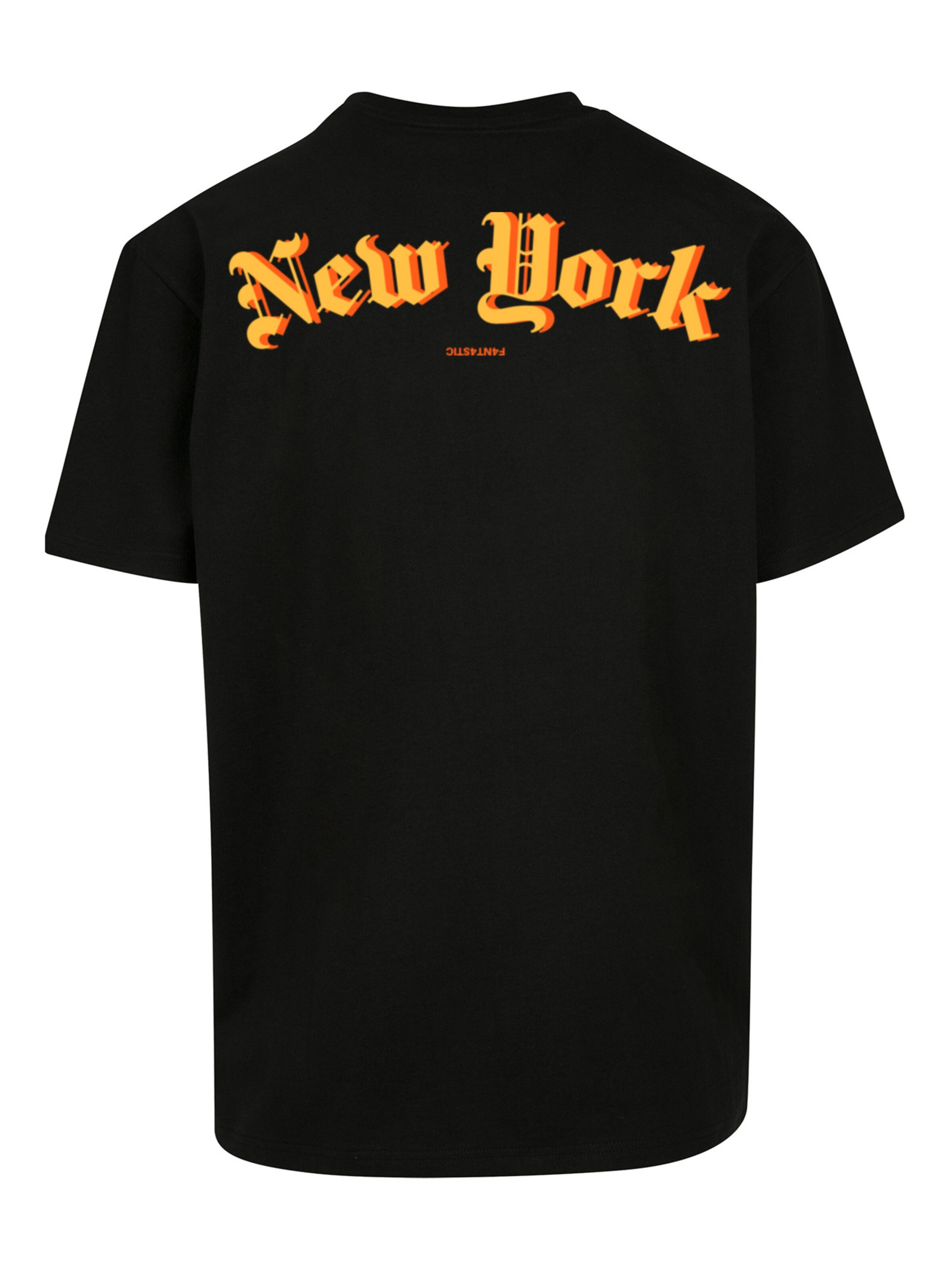 F4NT4STIC Shirt 'THE STREETS OF THE WORLD' in Zwart