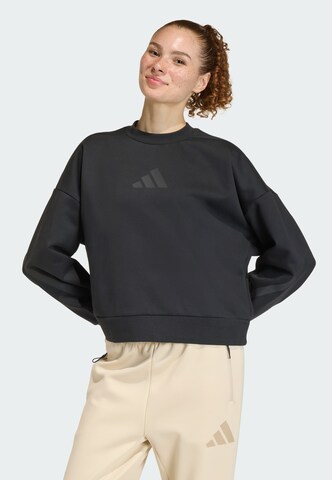 ADIDAS SPORTSWEAR - Camiseta deportiva ' Z.N.E.' en negro: frente