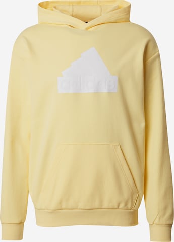 ADIDAS SPORTSWEAR Athletic Sweatshirt in Yellow: front