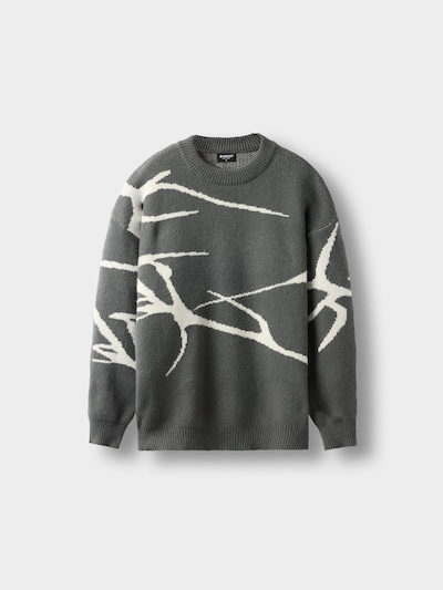 Burocs Sweater 'Knit Jacquard' in Grey, Item view