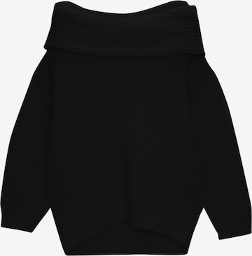 Pull-over Pull&Bear en noir : devant