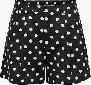 ONLY regular Bukser med lægfolder 'ONLTamila' i sort: forside