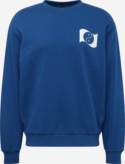 RVCA Sweatshirt 'BALANCE BANNER' in de kleur Blauw / Wit, Productweergave