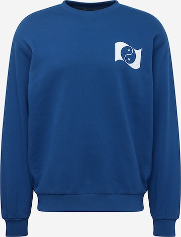 RVCA Sweatshirt 'BALANCE BANNER' in Blauw: voorkant