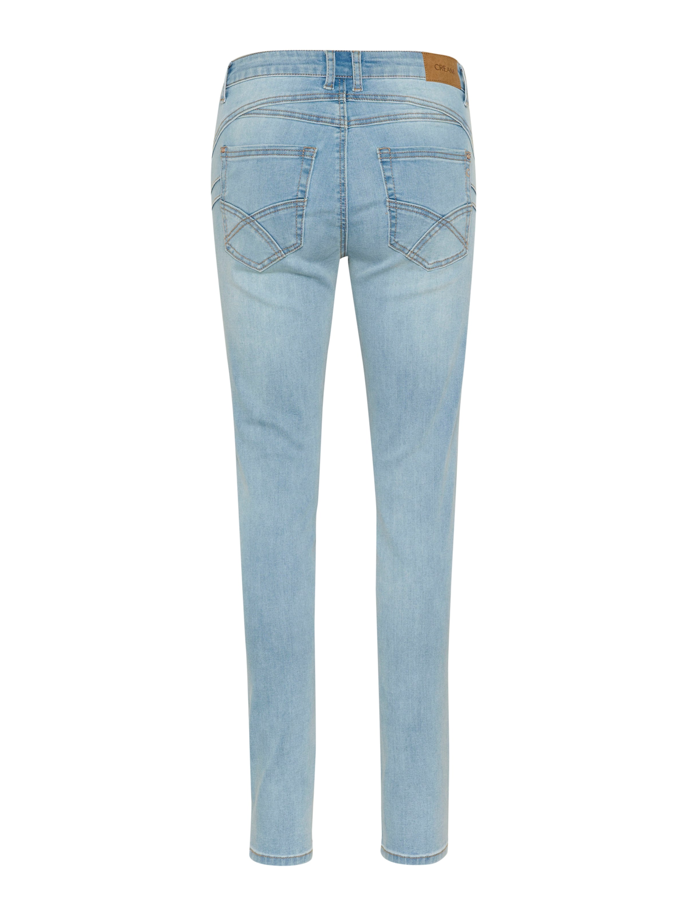Cream Slim fit Jeans 'Amalie' in Blue