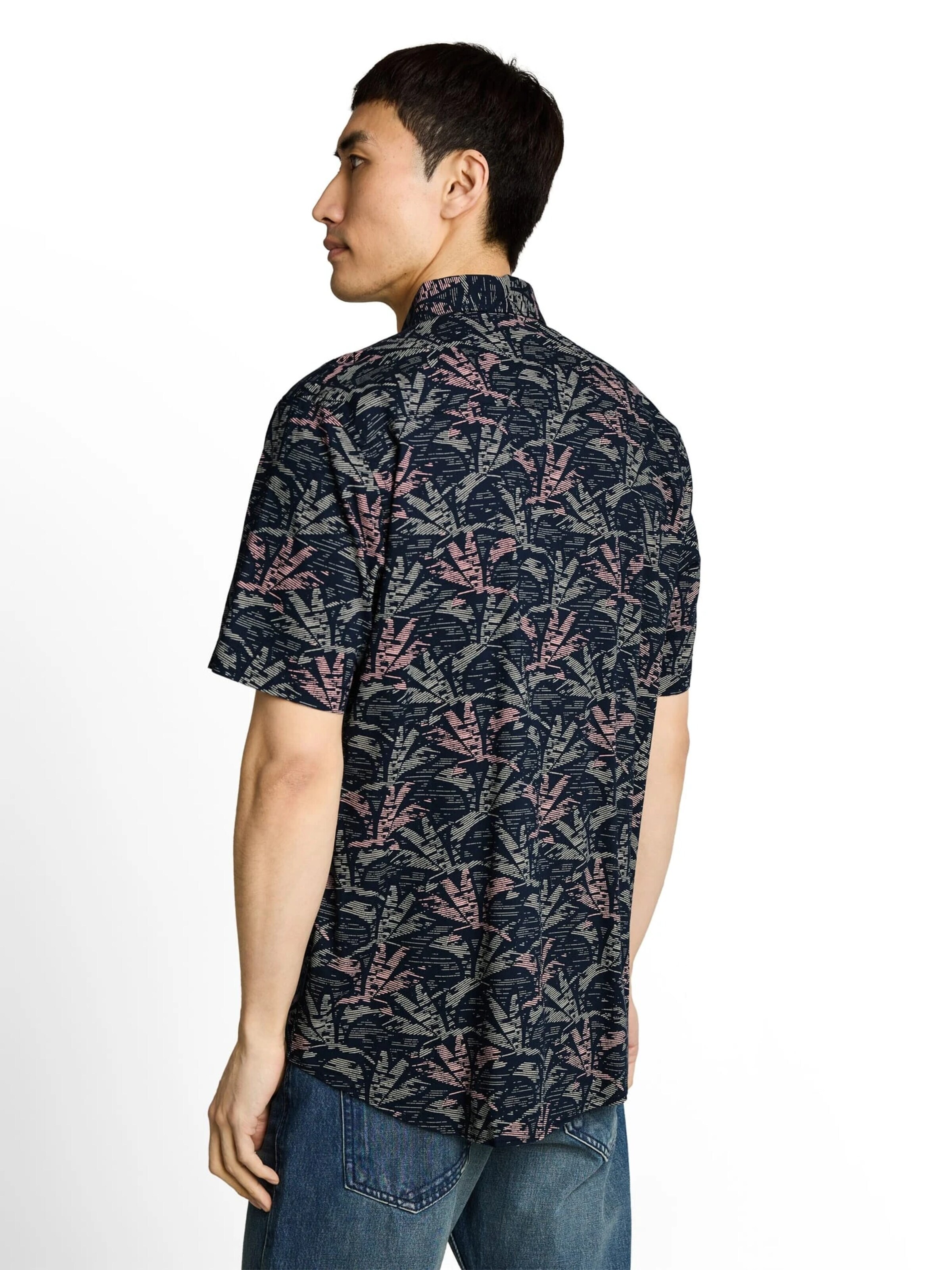 TOM TAILOR Comfort fit Overhemd in Blauw