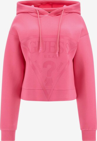 Sweat-shirt GUESS en rose : devant