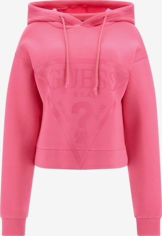 GUESS Bluzka sportowa w kolorze różowy: przód